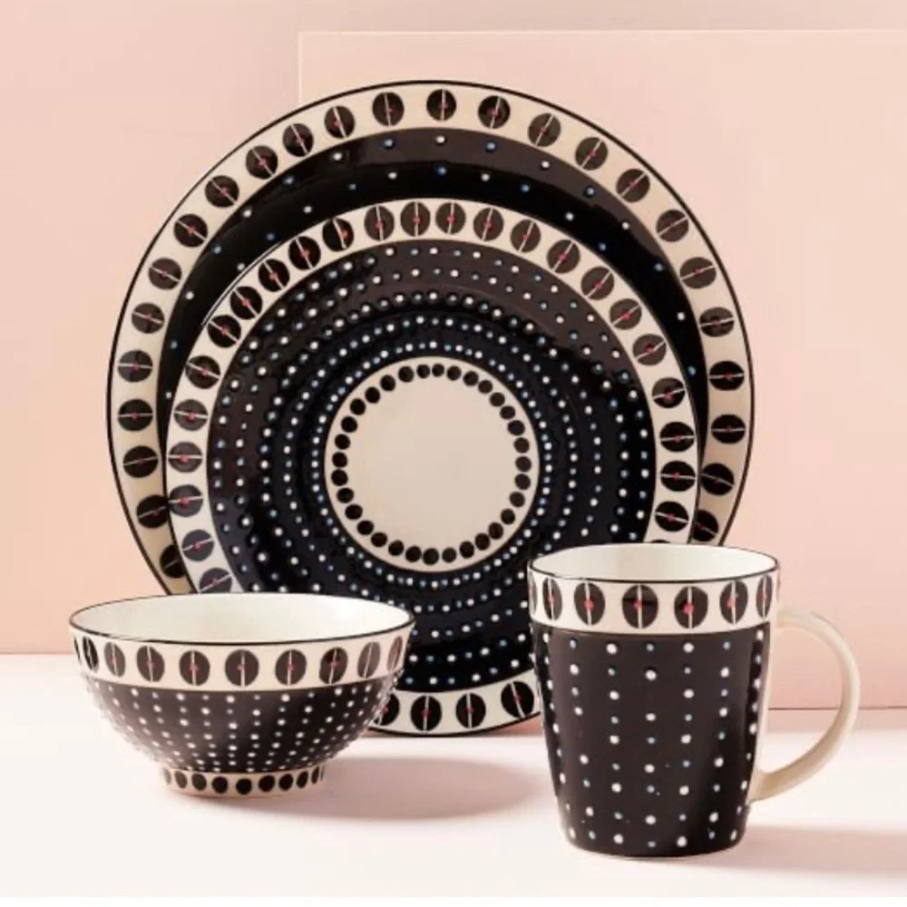 (4) Potters Workshop for West Elm plates